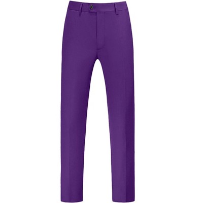 purple men’s dress pants